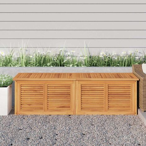 Boîte de rangement  Coffre de rangement jardin et sac 175x50x53 cm bois massif teck MCYMH947033