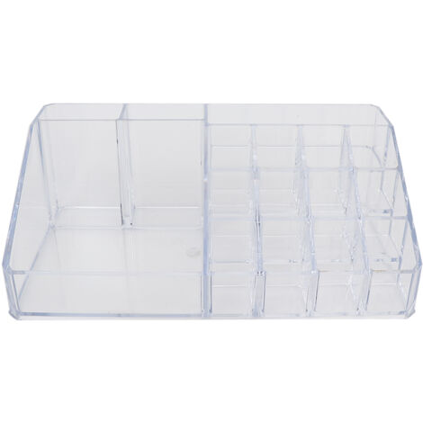 Boîte de Rangement Cosmétique en Acrylique pour Bijoux et Maquillage, Présentoir à Outils de Nail Art