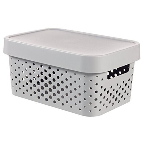 Boîte de rangement Curver infinity 4,5L avec couvercle empilable