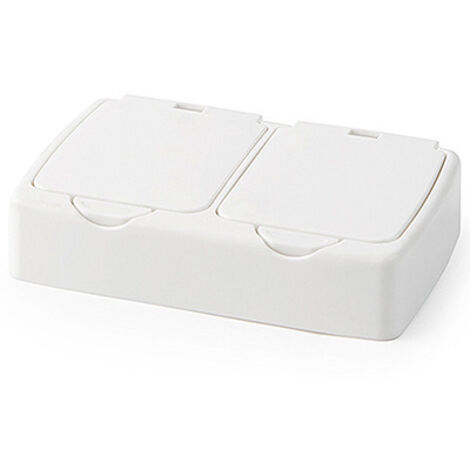 Boîte de rangement de bijoux à bouton-poussoir Simple pour petits objets, boîte de rangement de perles de beauté, tiroir de bureau, rangement de cotons-tiges divers
