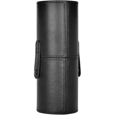 Boîte de rangement de bureau pour seau de pinceaux de maquillage (noir)