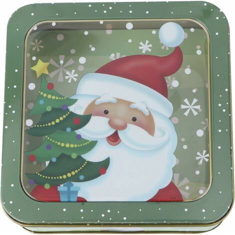 Boîte de rangement transparente pour arbre de Noël avec roulettes et  couvercle à loquets, 193 L