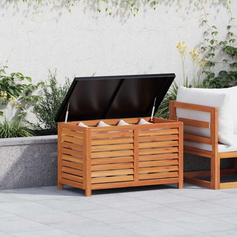 Vidaxl - Boîte de rangement de jardin 90x48x55 cm bois massif d'acacia