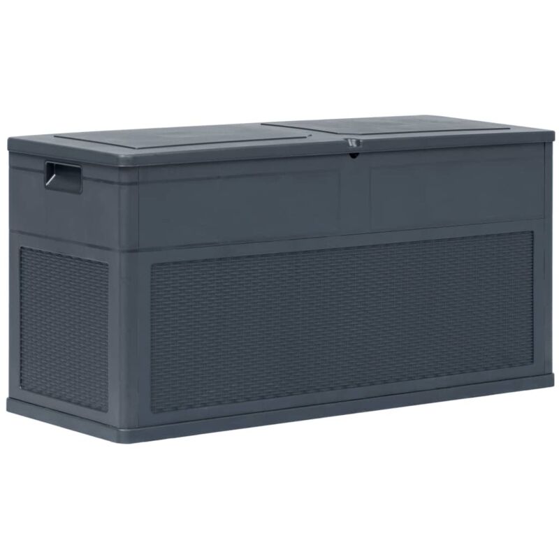 Boîte de rangement de jardin 320 l Anthracite