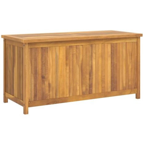 Boîte de Rangement de jardin, Coffre de Rangement 114x50x58 cm Bois massif de teck LKF21800