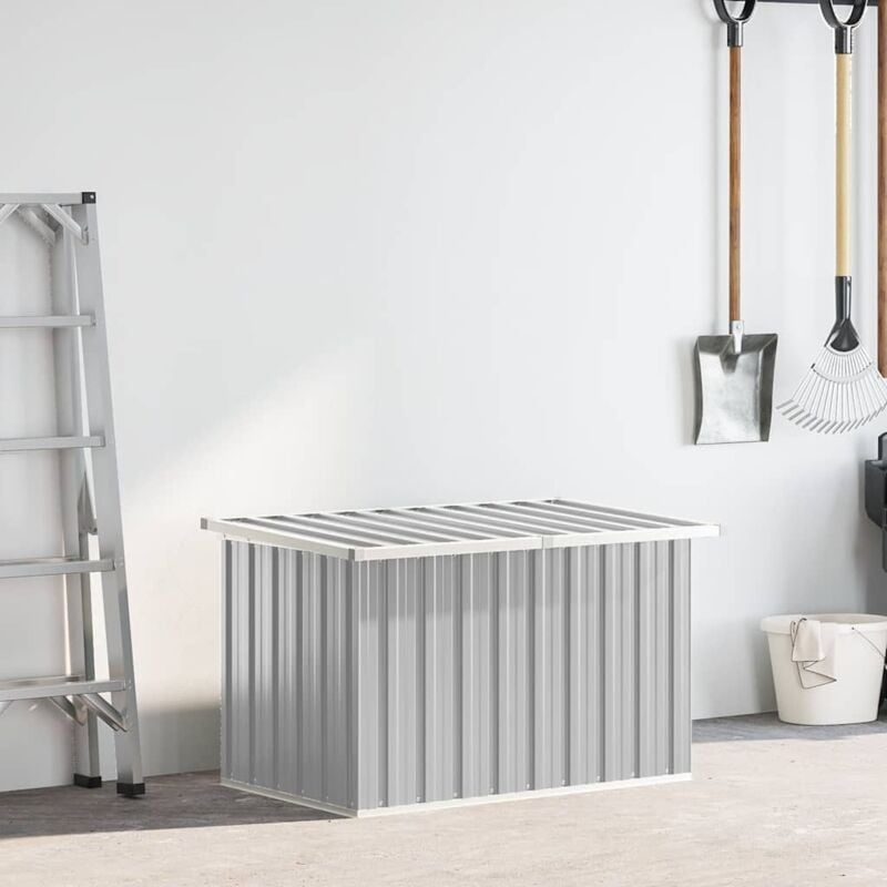 Vidaxl - Boîte de rangement de jardin Gris 109x67x65 cm