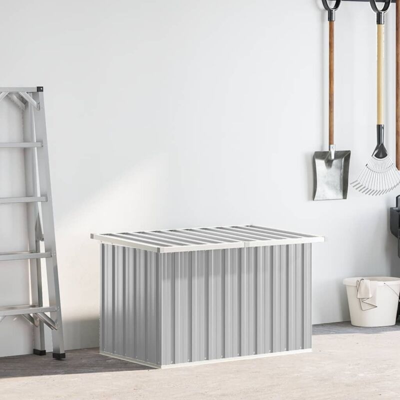 Boîte de rangement de jardin Gris 109x67x65 cm