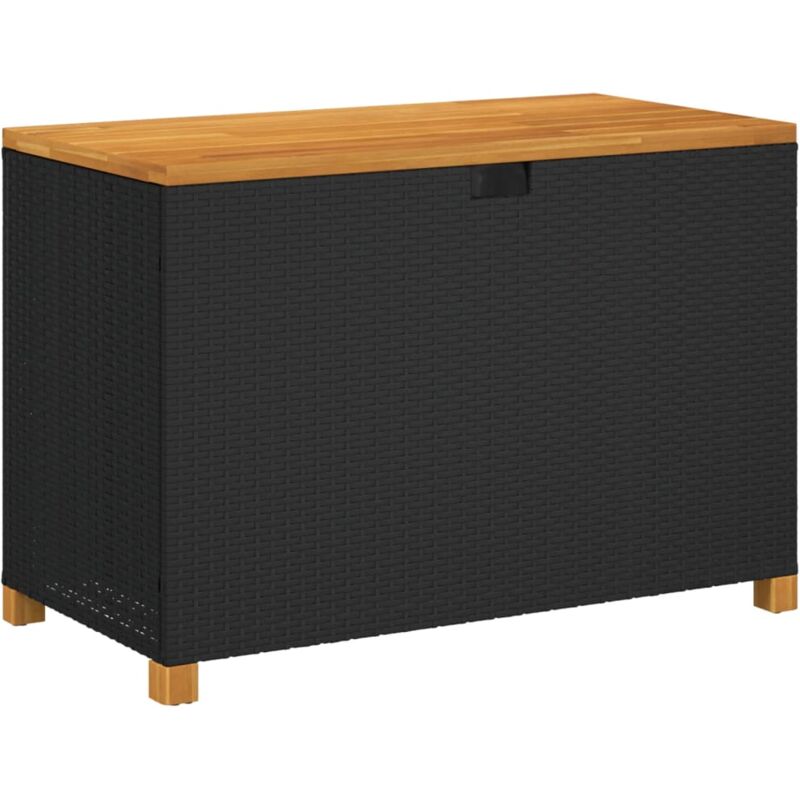 VidaXL - contenitore da giardino, One Size, Nero