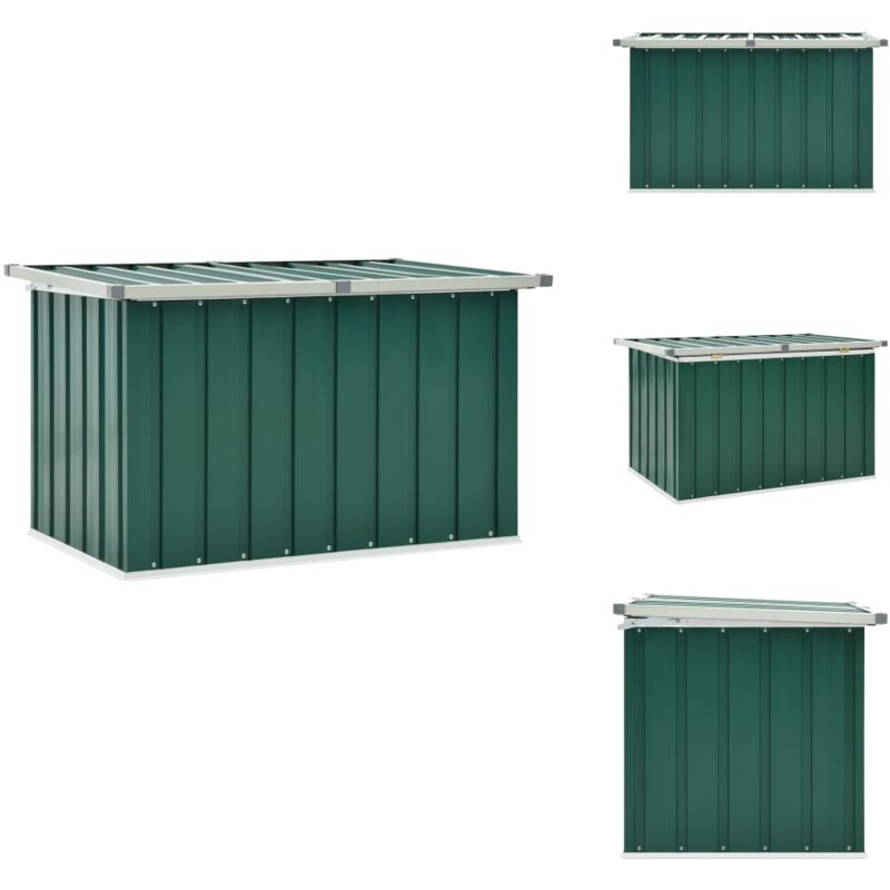 Vidaxl - Boîte de rangement de jardin Vert 109x67x65 cm - Boîte De Rangement Jardin - Coffre De Rangement Extérieur - Rangement Jardin - Coffre De