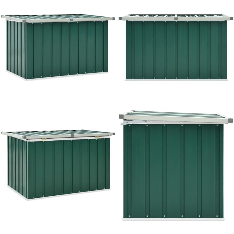 Vidaxl - Boîte de rangement de jardin Vert 109x67x65 cm - Boîte De Rangement Jardin - Coffre De Rangement Extérieur - Rangement Jardin - Coffre De