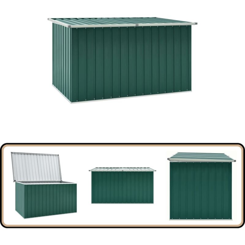 Vidaxl - Boîte de rangement de jardin Vert 171x99x93 cm - Boîte De Rangement Jardin - Coffre De Jardin - Rangement Exterieur - Meuble De Jardin