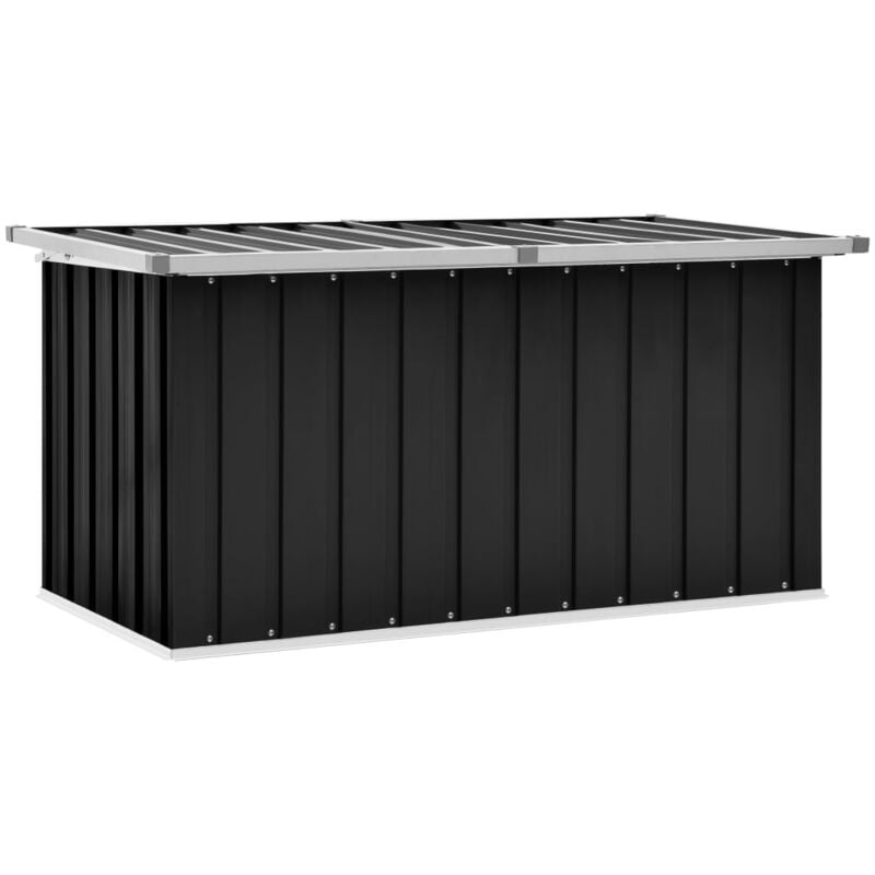 Boîte de rangement de jardin,Coffre de rangement Anthracite 129x67x65 cm CFW77831