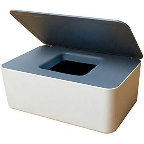 Boîte de rangement de lingettes humides, support de distributeur de lingettes humides avec couvercle