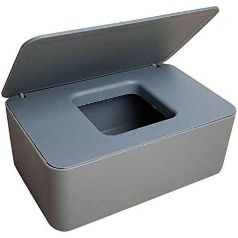 Boîte de rangement de lingettes humides, support de distributeur de lingettes humides avec couvercle