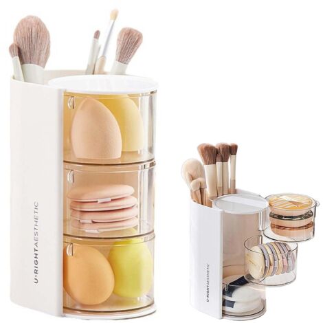 Boîte de rangement de maquillage, support de pinceau de maquillage, tiroir de boîte de rangement de maquillage, boîte de rangement de pinceau de maquillage, boîte de rangement de cosmétiques