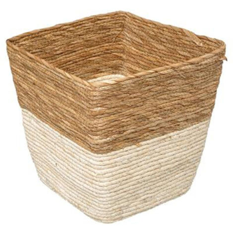 Boîte de Rangement Déco "Tressée" 31x31cm Naturel