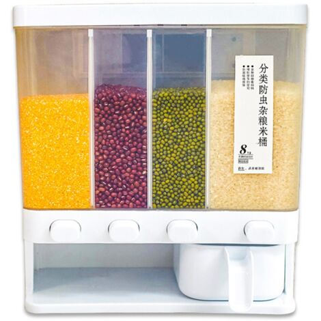 Boîte de rangement d'œufs transparente 32 cases grande capacité pour réfrigérateur grise