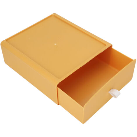 Boîte de Rangement Empilable Grande Capacité pour Fournitures de Bureau avec Poignée