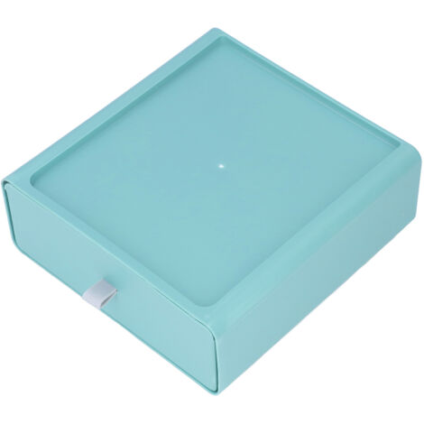 Boîte de Rangement Empilable pour Bureau, Étanche - Organisateur de Fournitures ou Maquillage, Vert
