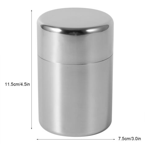 Boîte de Rangement en Acier Inoxydable pour Thé, Café et Sucre - Boîte de Conservation Hermétique pour Cuisine