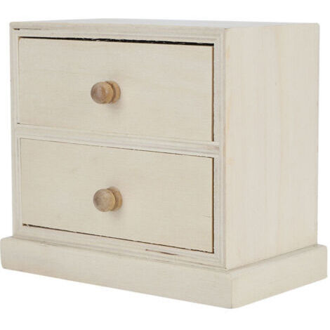 Boîte de Rangement en Bois pour Bureau, Cosmétiques et Bijoux avec Tiroirs