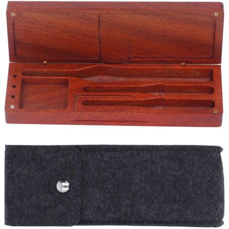 Boîte de Rangement en Bois pour Fer à Souder TS80P - Écrin CNC pour Outils Électroniques