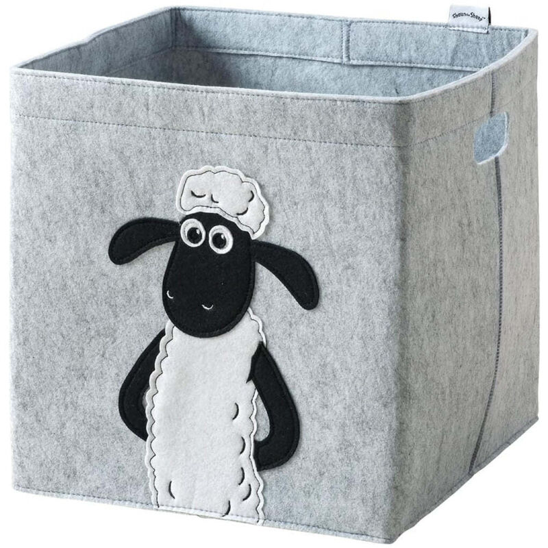 Boîte de rangement en feutre compatible Kallax Lifeney Shaun le mouton