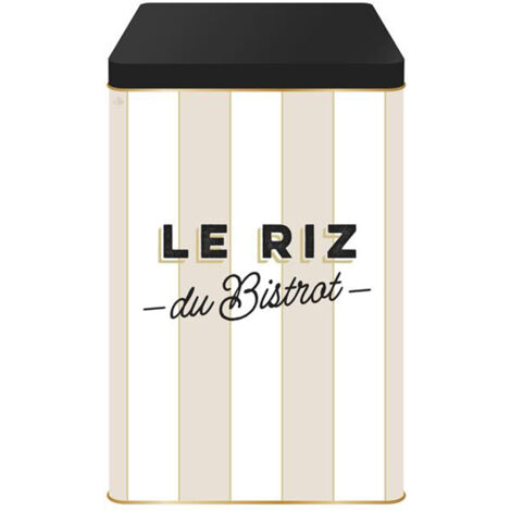 Boite de rangement en métal AU BISTROT Riz