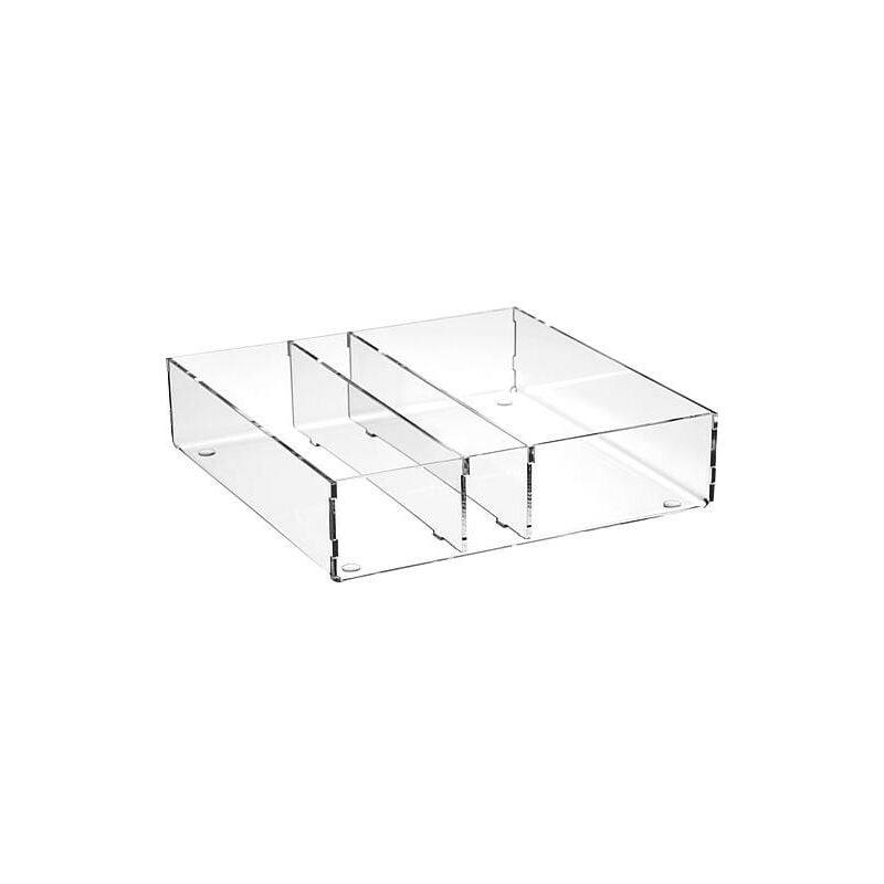 Evenes ® - Boite de rangement en plexiglas transparent 240x50x240mm