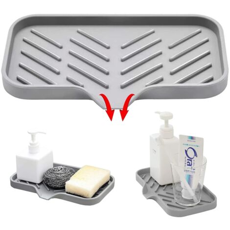 Boîte de rangement en silicone pour porte-savon de cuisine