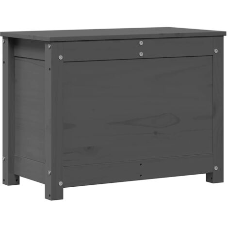 vidaXL Boîte de Rangement Bois Massif de Pin Outils Multicolore Multi-taille