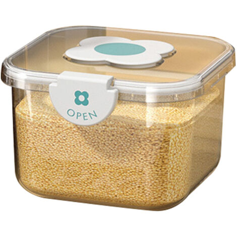 Boîte de Rangement Hermétique pour Riz 5kg - Récipient Transparent pour Aliments avec Couvercle