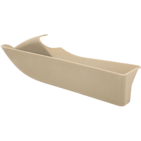 Boîte de rangement latérale de changement de vitesse, organisateur d'accoudoir de Console en daim Beige adapté pour Porsche Cayenne 2018 – 2020