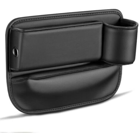 Boîte de rangement latérale multifonctionnelle pour console de voiture avec porte-gobelet - position copilote
