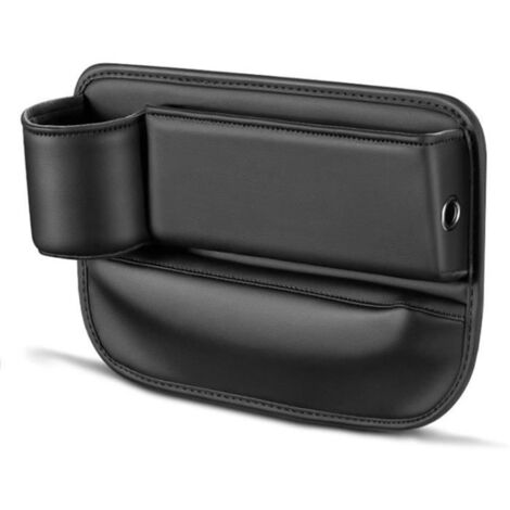 Boîte de rangement latérale multifonctionnelle pour console de voiture avec porte-gobelet - poste de conduite