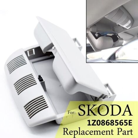 Boîte de rangement lunettes - Skoda - Octavia A5 - Plastique ABS - Gris - 2004-2012