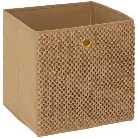 Boîte de rangement mix'n modul 31x31cm marron - 5five