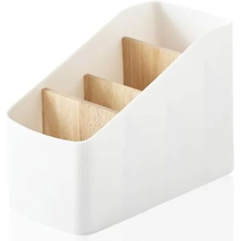 Boîte de rangement multifonctionnelle à télécommande, salon créatif et minimaliste, télécommande de téléphone en bois massif pour la maison