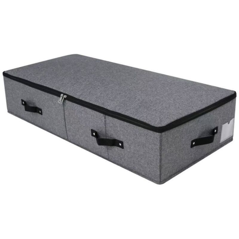Boîte de Rangement Multiusage, Organisateur Armoire Grande Capacité, Résistant aux Répétitions Traînements, Pliable, Adapté Sous Lit, Canapé,