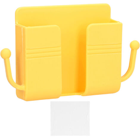 Boîte de rangement murale multifonctionnelle avec support de charge pour téléphone, idéale pour la chambre, la salle de bain, la cuisine ou le bureau.