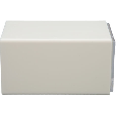 Boîte de Rangement Murale pour Maquillage Poudre, Organisateur Anti-Poussière avec Porte-Brosses