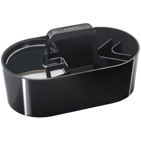 Boîte de rangement noire HAN Toolbox loft, 4 compartiments