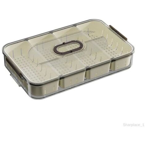 Boîte de rangement - Non spécifié - Modèle 4 - Marron - Compartiments - Design élégant