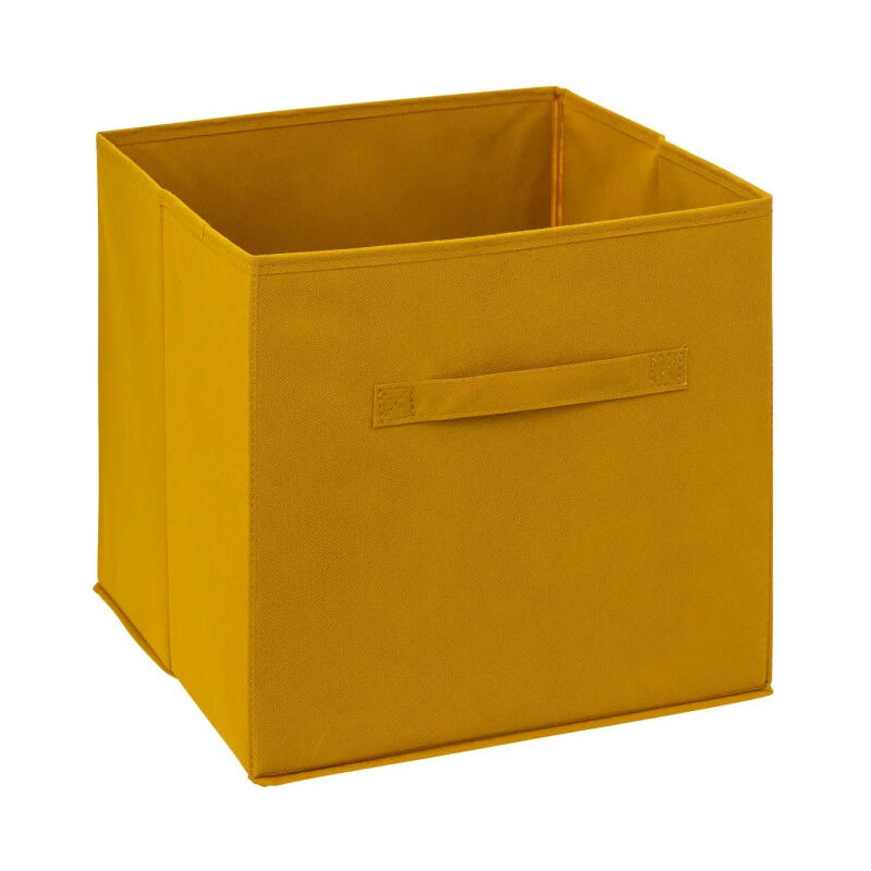 Boîte de Rangement Pliable "Basic" 31x31cm Moutarde