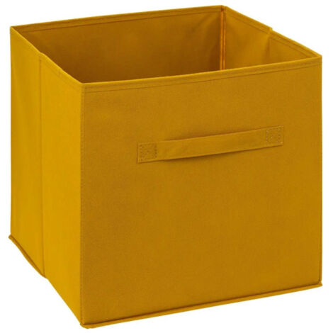 Boîte de Rangement Pliable "Basic" 31x31cm Moutarde