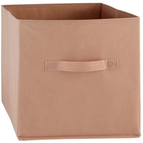 Boîte de Rangement Pliable "Basic" 31x31cm Rose Blush