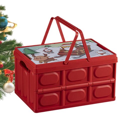Boîte de rangement pliable pour coffre de voiture de Noël – Garde - manger