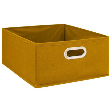 Boîte de Rangement Pliable "Premium" 15x31cm Moutarde