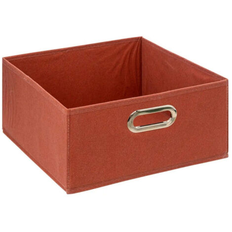 Boîte de Rangement Pliable "Premium" 15x31cm Terracotta