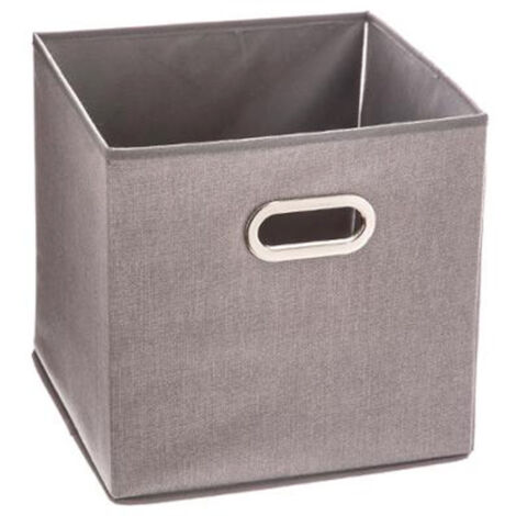 Boîte de Rangement Pliable "Premium" 31x31cm Gris Clair